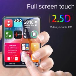 Player 2.4inch fullscreen touchscreen MP3 player, mini Mp4 player with Bluetooth, 4128GB, hifi, HD, lossless recording, FM radio, v