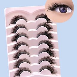 Makeup make up lashes eyelashes lashes mink False Black stemmed false eyelashes natural style thick eyelashes