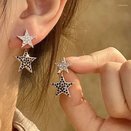 Dangle Earrings Women's Exaggerated Stars Earring Trendy Romantic Delicate Cubic Zirconia Jewellery Exquisite Accessories Charm Jewellery