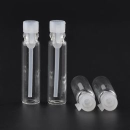 Bottle 100 Pcs 1/2/3 Ml Empty Mini Glass Perfume Small Sample Vials Perfume Bottle Laboratory Liquid Fragrance Test Tube Trial Bottle