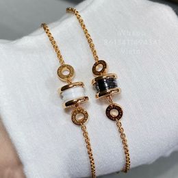 circular anklet bracelet designer for woman Bracelet Gold plated 18K T0P quality classic style highest counter quality Vintage with box 044