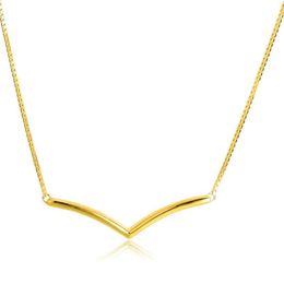 Shining Wish Collier Necklace Fashion Golden Shine Chain Necklaces For Women 2021 Statement Adjustable Choker Chains279S