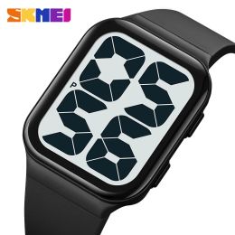 Watches Skmei Fashion Date Sport Back Light Digital Watches for Mens Womens 5bar Waterproof Date Wrist Watch Alarm Clock Reloj Hombre