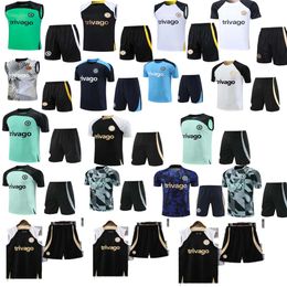 23 24 CFC Soccer Jersey Short sleeve Tracksuit PULISIC 23 24 shorts MOUNT HAVERTZ STERLING JORGINHO training shirt KOULIBALY KANTE Track suits Men KIT