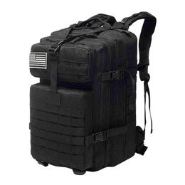 50L Sport Outdoor Tactical Bag Molle Backpack Camping Travel Rucksacks 50L daypack backpacking trekking hunting pack survival T2202168945