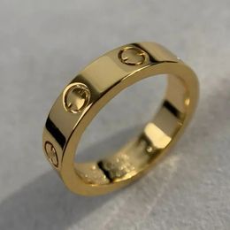 As Original Designer Engrave 6mm Diamond Love Ring 18k Gold Silver Rose 750 Stainless Steel Rings Women Men Lovers Wedding Jewellery Gift Big Usa Size 6 7 8 9 10 11 12 XCPX
