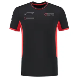 Men's T-shirts 2024 F1 Teamwear T-shirt Formula 1 Polo Shirt T-shirts New Season Driver Racing Black T-shirt Custom Same Car Fans Tops Jersey Summer 273z