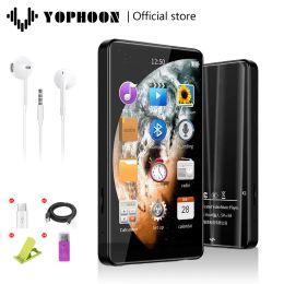 Players 4 Inch Mp3 Mp4 Players Yophoon X20 HD Full Touch Screen 16GB Bluetooth 5.0 Builtin Speaker 1080P Video FM Record Ebook Walkman