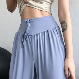 Pants Sport Joggers Pants Women High Waist Baggy Yoga Pants Drawstring Loose Casual Workout Sweatpants Super Quality Soft Stretch