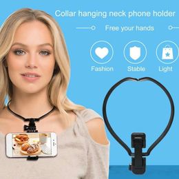 Communications Clip for Universal Mobile Phone Hands Free Lazy Wearable Neck Camera Holder