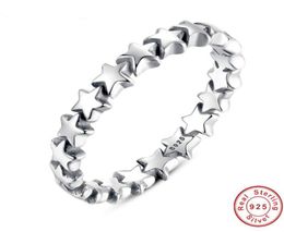 Star Trail Stackable Finger Ring For Women Wedding 100 925 Sterling Silver Jewellery SELL 7860803