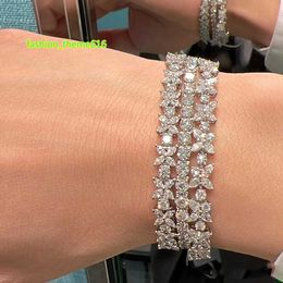 Designer Bracelet Womens Charm Crystal Bracelet with Full Diamonds Charm Bracelet Trendy fashion Elegant String of Beads Party Diamond Jewellery Gift