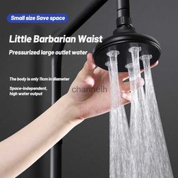 Bathroom Shower Heads High Pressure Mini Magic Water Flow Rainfall 11cm Panel Water-saving Head Accessories Modern for YQ240228