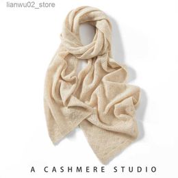 Scarves KOIJINSKY New Cashmere 180 * 40 Womens Spring Winter and Winter Soft and Warm Knitted Scarf Q240228