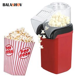 110V/220V Popcorn Machine Household Healthy Air Oil Free Corn Popcorn Maker For Kitchen Kids Home-made Popcorn Movie Snack 240228