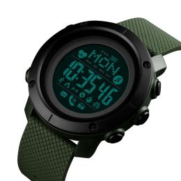 Watches Skmei Sport Watch Men Waterproof Watch Compass Digital Wristwatches Heart Rate Calories Clock Reloj Hombre