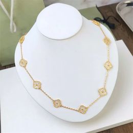 Luxury clover necklaces clover jewelry set for women flower necklaces clover earrings bracelets van clover bracelet gifts bracelets gold Bracelet for mother