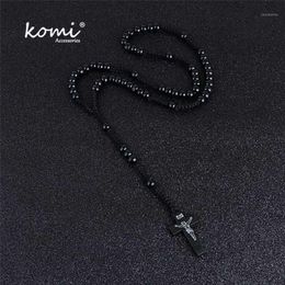 Komi Whole Catholic Orthodox 8mm Wooden Rosary Beads Brand Necklaces Religious Jesus Praying Necklaces Beads Jewelry1314V