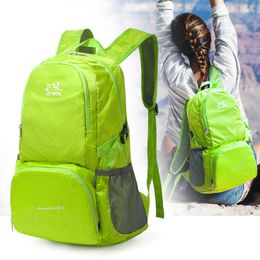 Lightweight Outdoor Leisure Sports Folding Shoulder Bag Waterproof Cycling Hiking Climbing Camping Travel Backpacks 030824