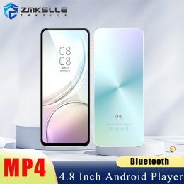 Player ZMKSLLE 4 Inch Smart Mp3 Music Player Android Mp4 Video Player Supports Wifi Bluetooth Full Touch Screen Mp5 Student Walkman