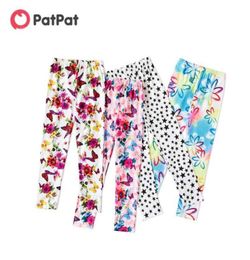 Print Milk Silk Floral and Butterfly Leggings 21052801231223877