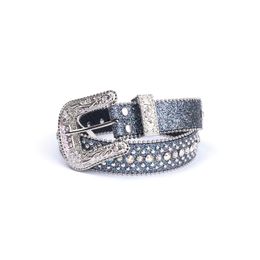 water diamond belt with sparkling crystal diamond inlay luxury belt