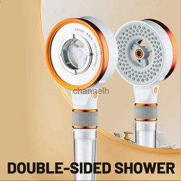 Bathroom Shower Heads High Pressure 3 Modes Head Rainfall Upgraded Double Sided Unique Accessories Adjustable Nozzle Sprayer YQ240228