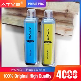 ATVS Crystal Disposable Vape Puff 4000 Vape Pen Disposable E Cigarettes Original Starter Kit Bars Disposables Vapes