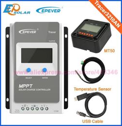 EPsolar MPPT solar controller 30A 30amp with MT50 remote meter Tracer3210AN for 12V24V auto work7554388