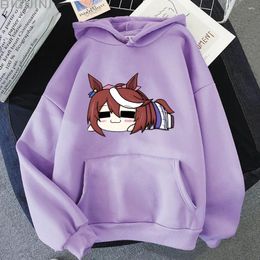 Women's Hoodies Uma Musume Pretty Derby Women Harajuku Printed Streetwear Female Fashion Winter Sweatshirts Coat Kawaii Ladies Clothing