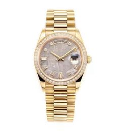 Diamond Watch Womens Designer Watches 36mm Automatic Mechanical 2834 Movement High Quality Double Date Function Luxury Wristwatch Stainless Strap Montre de luxe