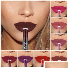 Lip Gloss Bright Lip Gloss Matte Liquid Lipstick 24 Colour Does Not Fade Non-Stick Cup Makeup Grease Drop Delivery Health Beauty Makeup Dhflu