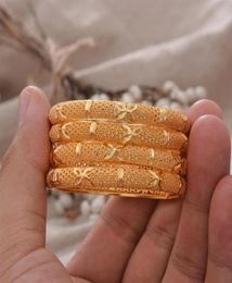 Bangle Flower France Small Child Gold Color Bangles For Girls Kids Bracelet Baby Wear Bracelets Gift Blessing250k5954909