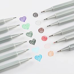 Markers 10PCS/1Set DIY Water Chalk Pen For Scrapbook Albums Watercolour Gel Pen For White/Kraft Board Marker Pens For Wedding Photo Album