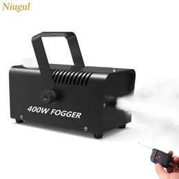 Fogger Ejector 400W Smoke Machine Wireless Remote Control For Party, Christmas, Halloween and Wedding Disinfection Fog Machine Y201015 2720