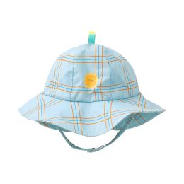 2024 Sets Pureborn Newborn Baby Hat Breathable Cotton Bright Colour Baby Sun Hat with Strapes Summer Wide Brims Sun Protection Baby Hat Best quality