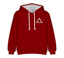 Triangle Pattern Men039s 3D Printed Korean movie Hoodie One Lucky Day Front Man Crew Neck High Quality Sweatshirt1640767