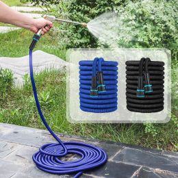 Washer 25100ft Garden Watering Hose Quick Connector Water Expandable Hose Car Wash Cleaning Flexible Magic Hose Pipe Irrigation Tool