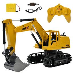 24Ghz Remote Control Construction Vehicle Excavator Toy 610Channal RC Bulldozer Engineering Vehicle Dump Car268E2486080