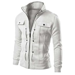 Модная одежда Модная спортивная мужская приталенная повседневная куртка-свитер Дизайнерская куртка