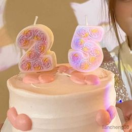 Candles Creative 0-9 Number Candles Childrens Birthday Party Proposal Confession Wedding Roses Romantic Birthday Cake Candles