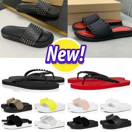 2024 Designer Sandals Slippers Summer Men Women Shoes Shaped Multicolor Flora Slides Moulded footbed in black Tonal rubber sole featuring embossed logo at outer side