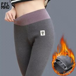 Outfits Oversize 6xl Warm Plus Veet Leggings Women Slim Thicken Winter Pant Casual Gym Sport Stretch Capris High Waist Skinny Pantalon