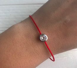 Red String Bracelet Meaning With Zircon 925 Sterling Silver Rope Bracelet Lucky Red Thread Bracelets For Women Jewelry6856595