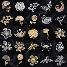 Fashionable Creative Exquisite DIY Accessories, Zircon Personalized Brooch Pearl Empty Holder, Versatile Pin