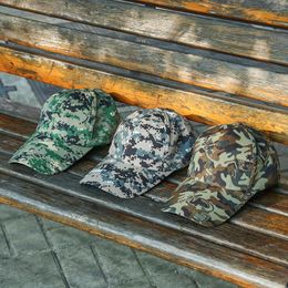 Ball Caps Adjustable Baseball Cap Men Women Military Hat Snapback Sunhat Outdoor Jungle Hunting Camouflage Headwear