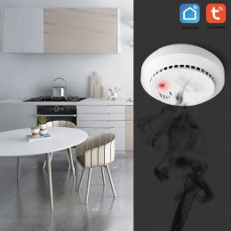 Detector Wifi Carbon Monoxide Detector Wifi Smoke Detector Security Alarm System Support for Tuya Smart Home App