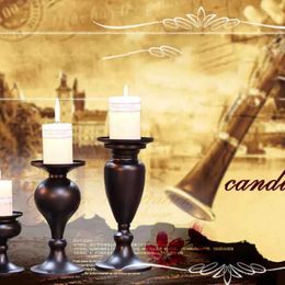 Candles Dual-use Candlestick Candle Holders Iron Geometric Home Decoration Golden Wrought Creative Mini Retro Candle Stick Stand