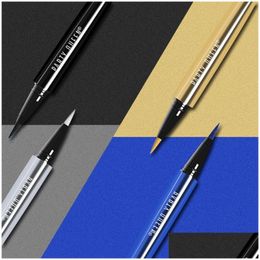 Eyeliner Partyqueen Diamond Glitter Liquid Eyeliner Pen 24H Long Lasting Eye Liner Waterproof Intense Blue/Gold/Sier/Black Eyes Makeup Dh3Vz