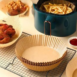 Cookware Sets 25PCS Air Fryer Disposable Paper Liner Non-Stick Baking Food Grade Parchment Oil-Proof For Kitchen